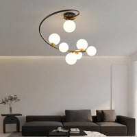 ELSA - Plafonnier Cuivre Irregulier – Luminaire Moderne Style Nordique Lumio™
