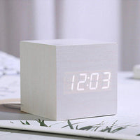 WOODMINI - Réveil LED Compact en Bois