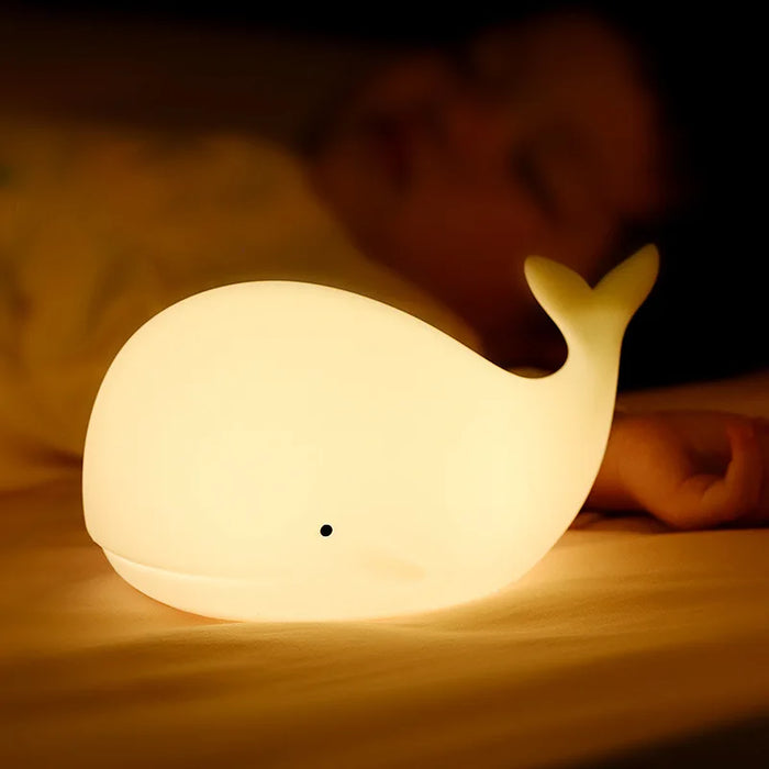 Lampe de Chevet Enfant Baleine Lumineuse | Douceur et Sérénité