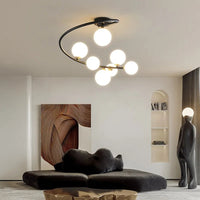 ELSA - Plafonnier Cuivre Irregulier – Luminaire Moderne Style Nordique Lumio™