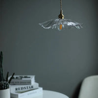 FLURIA -  Suspension Rétro Japonaise en Verre et Métal