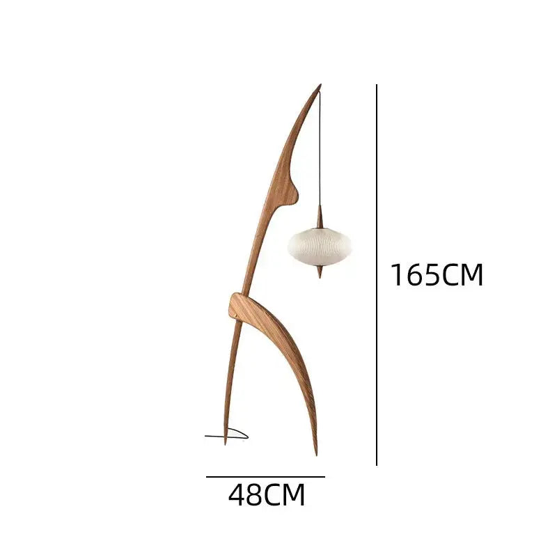 Lampadaire salon – Design Organique et Élégant pour Intérieur Contemporain ANNA MONICA