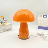Lampe de Chevet Champignon en Verre