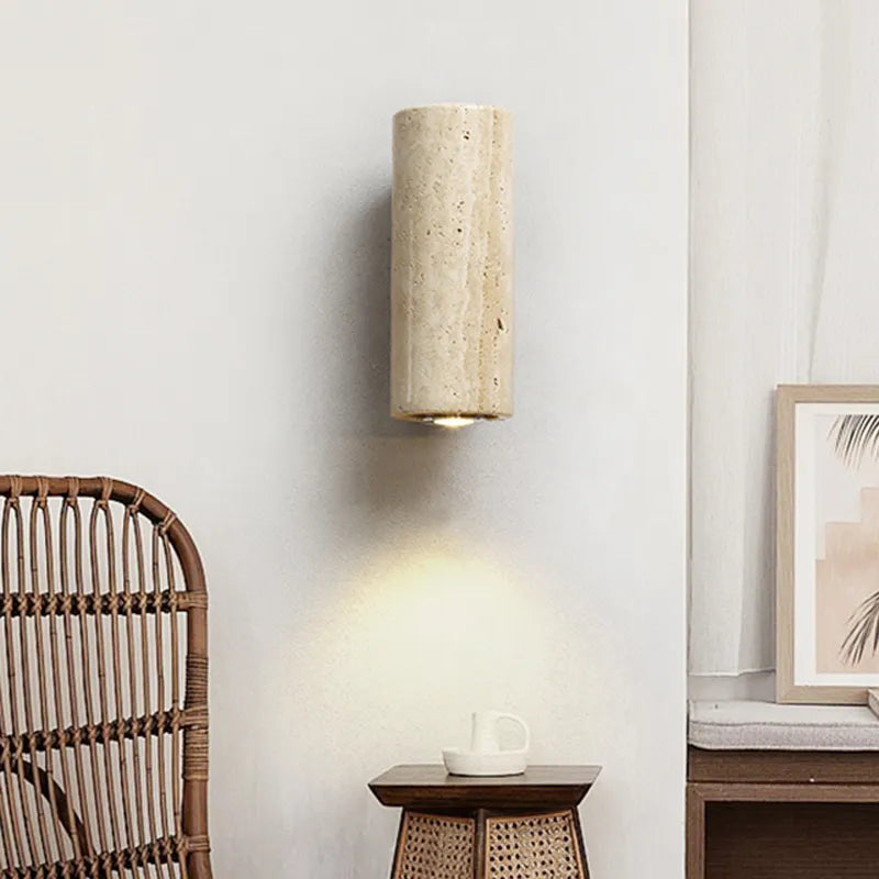 Travertine decor sconce LuxelyLight