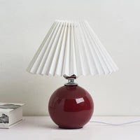 Lampe de Chevet Abat-Jour Plissé