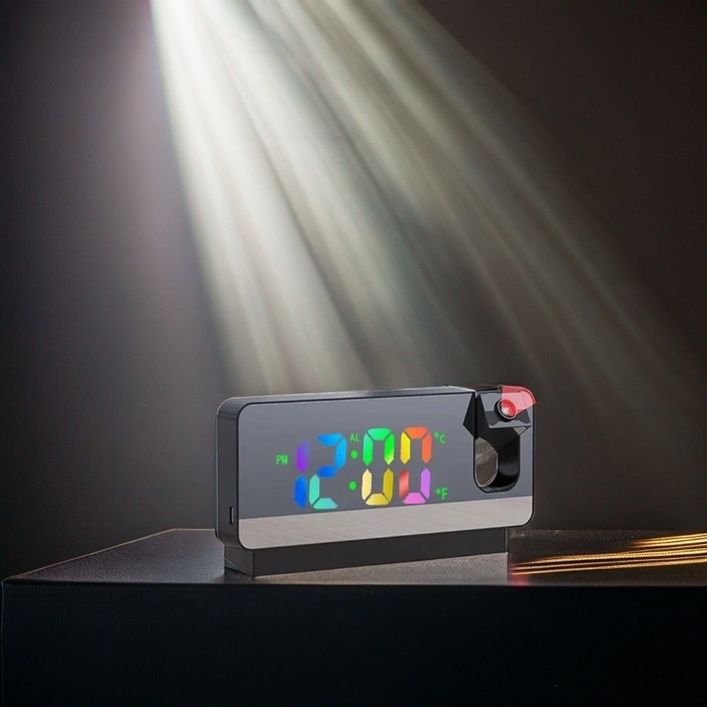 CELIORA - Réveil Projecteur 180° Multifonctions LED Lumio™