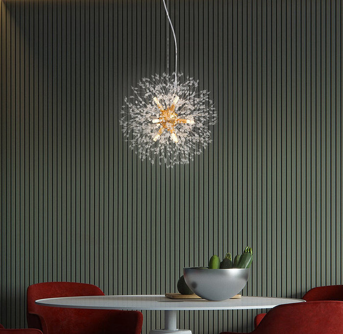 Lustre Sphère Cristal Salle à Manger