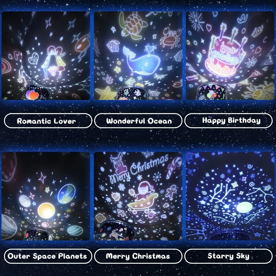 Projecteur Veilleuse Enfant | Ciel Étoilé Magique pour Votre Enfant Lumio™