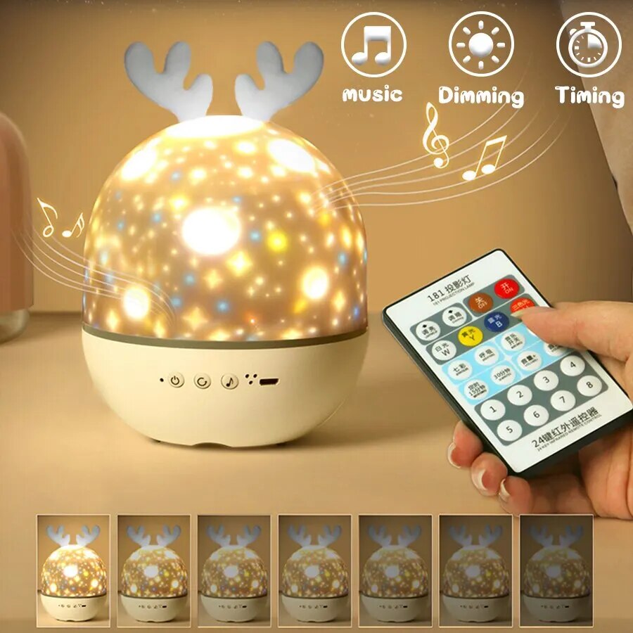 Projecteur Veilleuse Enfant | Ciel Étoilé Magique pour Votre Enfant Lumio™