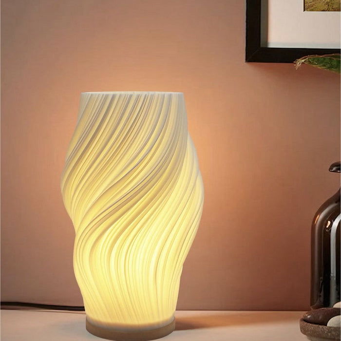 RONA - Lampe de table LED Moderne en Verre et Acier Lumio™