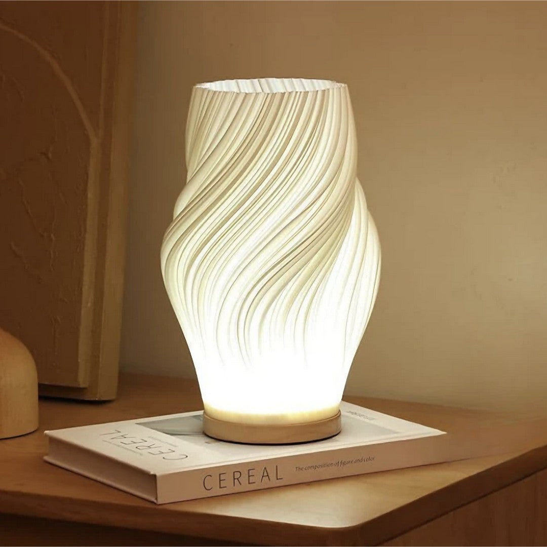 RONA - Lampe de table LED Moderne en Verre et Acier Lumio™