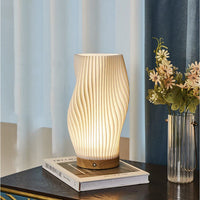 RONA - Lampe de table LED Moderne en Verre et Acier Lumio™