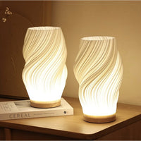 RONA - Lampe de table LED Moderne en Verre et Acier Lumio™