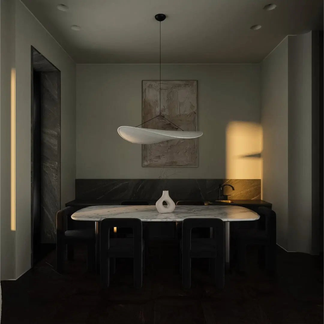 Suspension Wabi Sabi en Soie pour Salon ou Chambre Lumio™