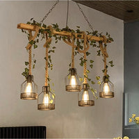 FORESTA – Suspension Moderne en Bois Plantes Décoratives Lumio™