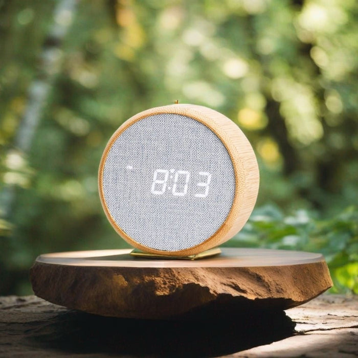 LumiWave | Réveil en Bois numérique