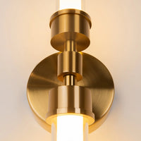 Applique murale LED finition dorée dans un couloir élégant, vue 8
