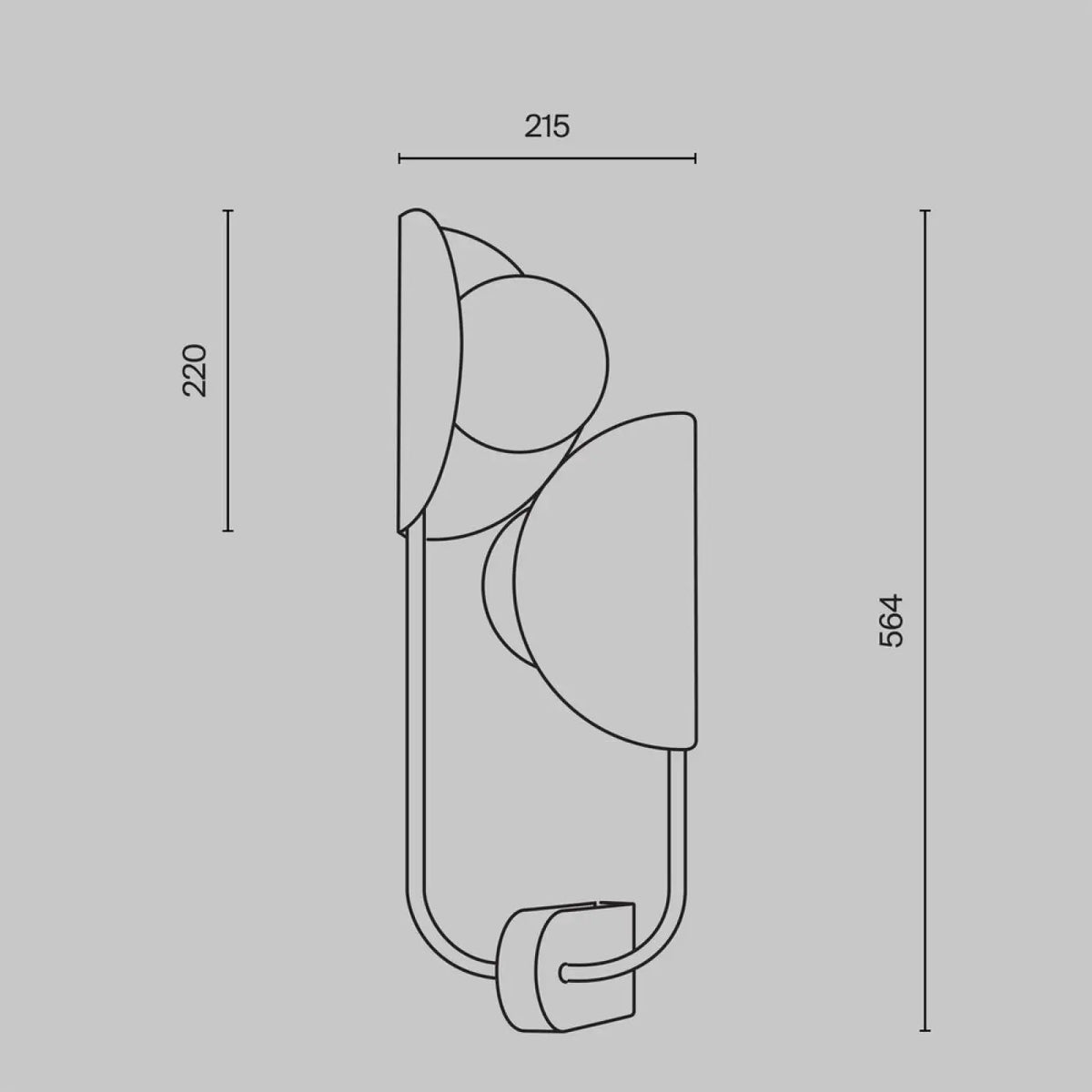 Applique murale feuille dorée installée au-dessus d'une console d'entrée, vue 9