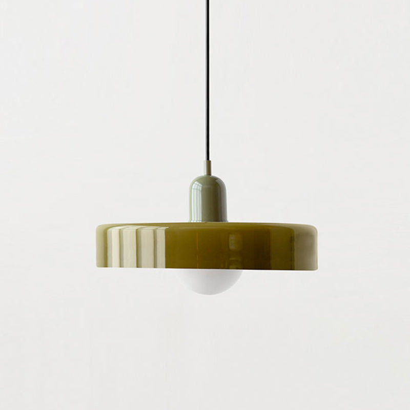 MELLAN – Lampe Suspendue en Verre Coloré au Design Artistique