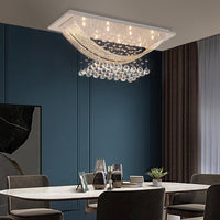 Lustre Arrondi Cristal Salle à Manger