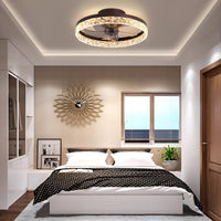 Plafonnier Ventilateur Rond Intégré