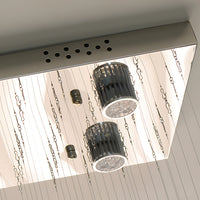 Lustre Rectangulaire Cristal Salle à Manger II