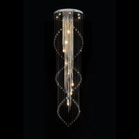 Lustre Double Spirale Haut Plafond