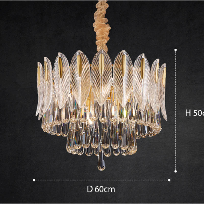 SUSO – Suspension en Cristal Élégante et Raffinée Lumio™