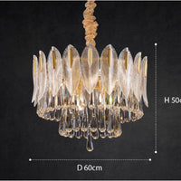 SUSO – Suspension en Cristal Élégante et Raffinée Lumio™