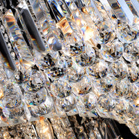 Lustre Rond Cristal Salon Lune suspendu