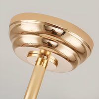Plafonnier Ventilateur Cristal Doré Oscillant