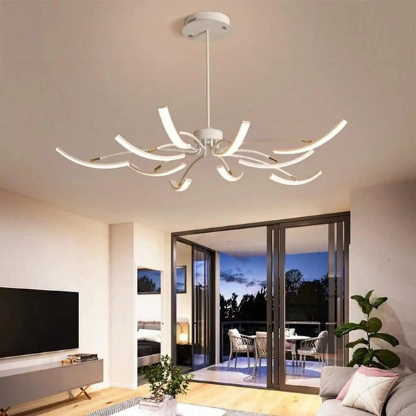 Grand Plafonnier LED Moderne
