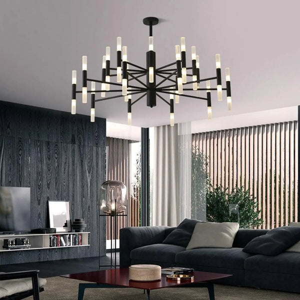 Plafonnier Grand Format LED pour Salon Spacieux