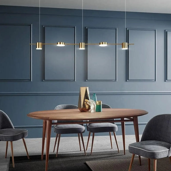 Lampe Suspendue Métal Brillant pour Cuisine