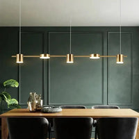 Lampe Suspendue Métal Brillant pour Cuisine