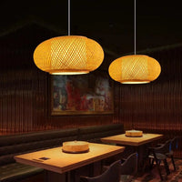 Grande Suspension en Rotin Naturel