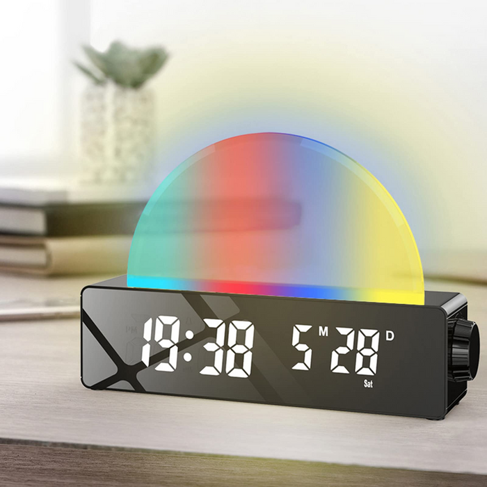 SONÉA - Réveil Simulateur d'Aube avec port de charge USB Type-C Lumio™