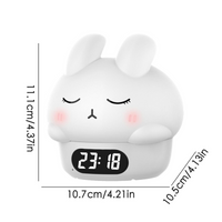 LUMILAP - Réveil Enfant Lapin avec Veilleuse et Température Lumio™