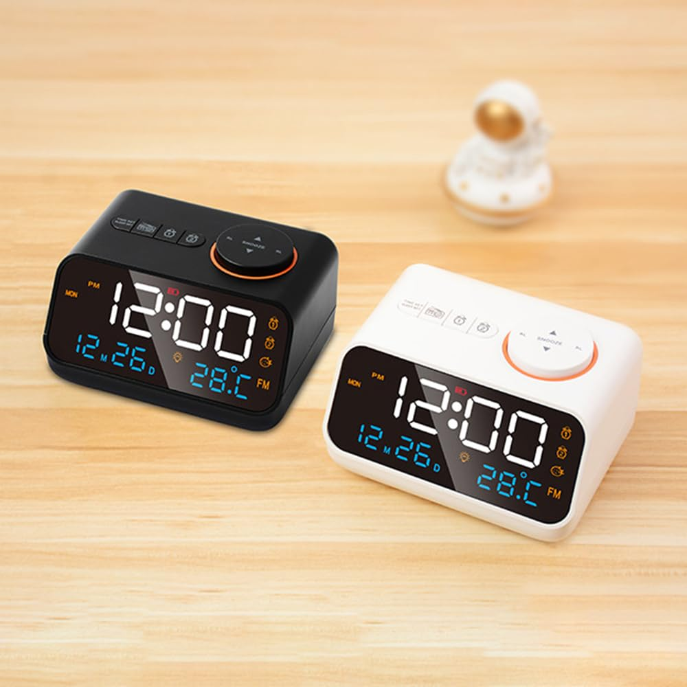 LUNORA - Réveil LED Multifonction avec Radio FM Lumio™