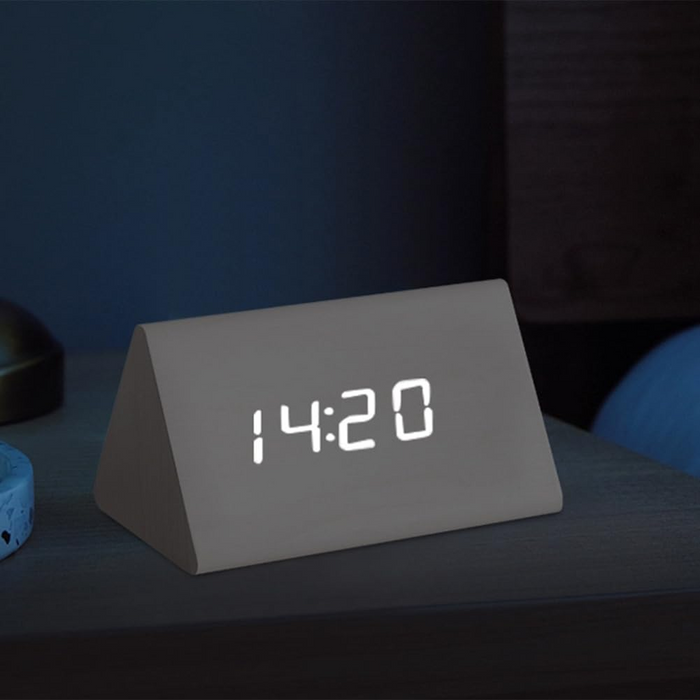 CLOKY – Réveil LED Bois