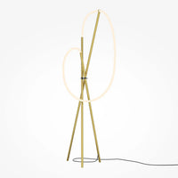Détail des boucles en silicone du lampadaire trépied Zélie, vue 9