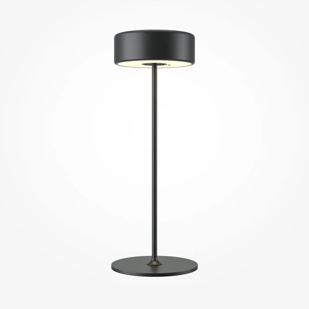 Détail de l'abat-jour circulaire de la lampe de chevet rechargeable, vue 9