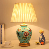 Lampe de Chevet Céramique Florale