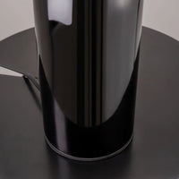 Lampe de chevet céramique Memory noire sur table de nuit moderne, vue 7