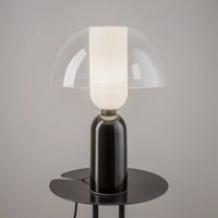 Paire de lampes de chevet céramique de part et d'autre du lit
