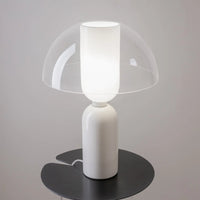 Lampe de chevet céramique Memory allumée diffusant une lumière douce