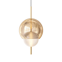 Câble réglable de la lampe suspendue en verre Lira pour hauteur personnalisée, vue 11