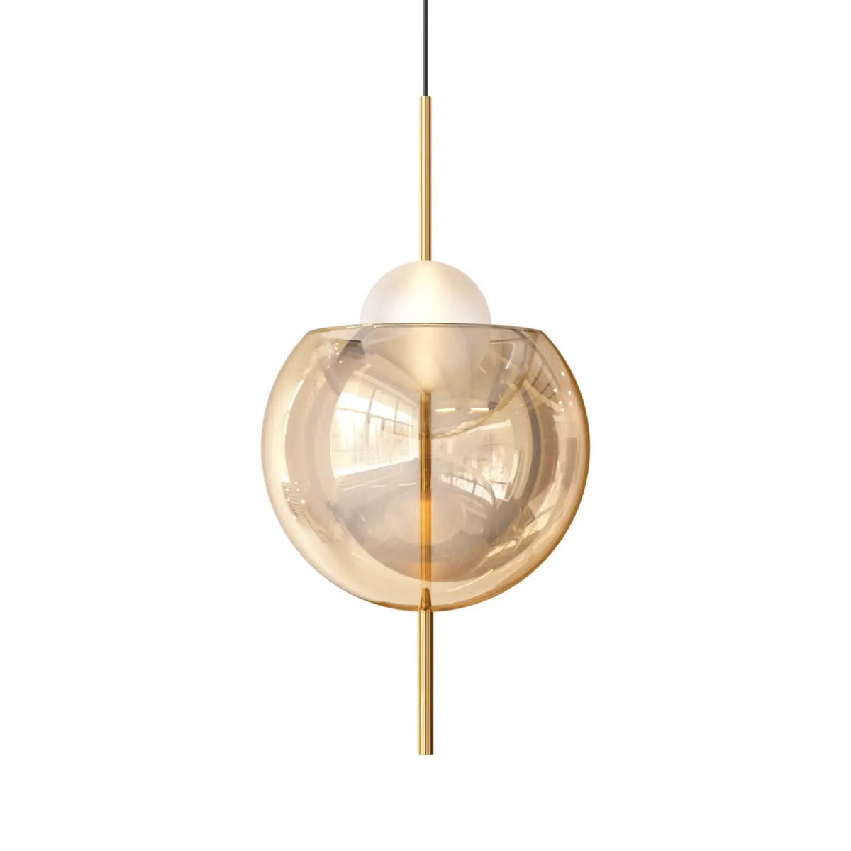 Câble réglable de la lampe suspendue en verre Lira pour hauteur personnalisée, vue 23