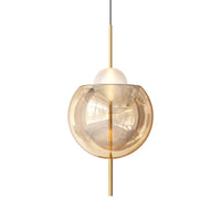 Câble réglable de la lampe suspendue en verre Lira pour hauteur personnalisée, vue 23