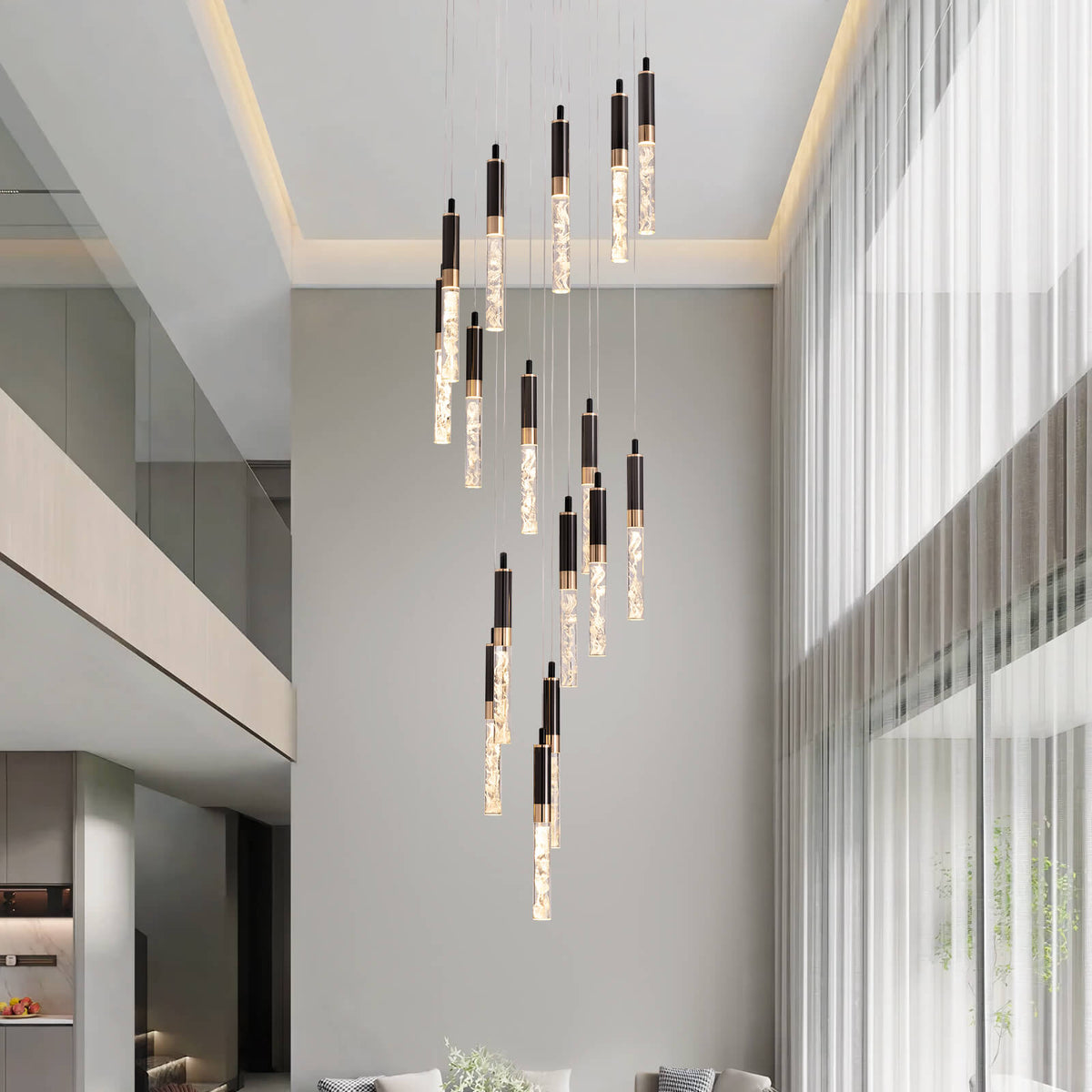 Lustre Cristal Moderne pour Salle à Manger